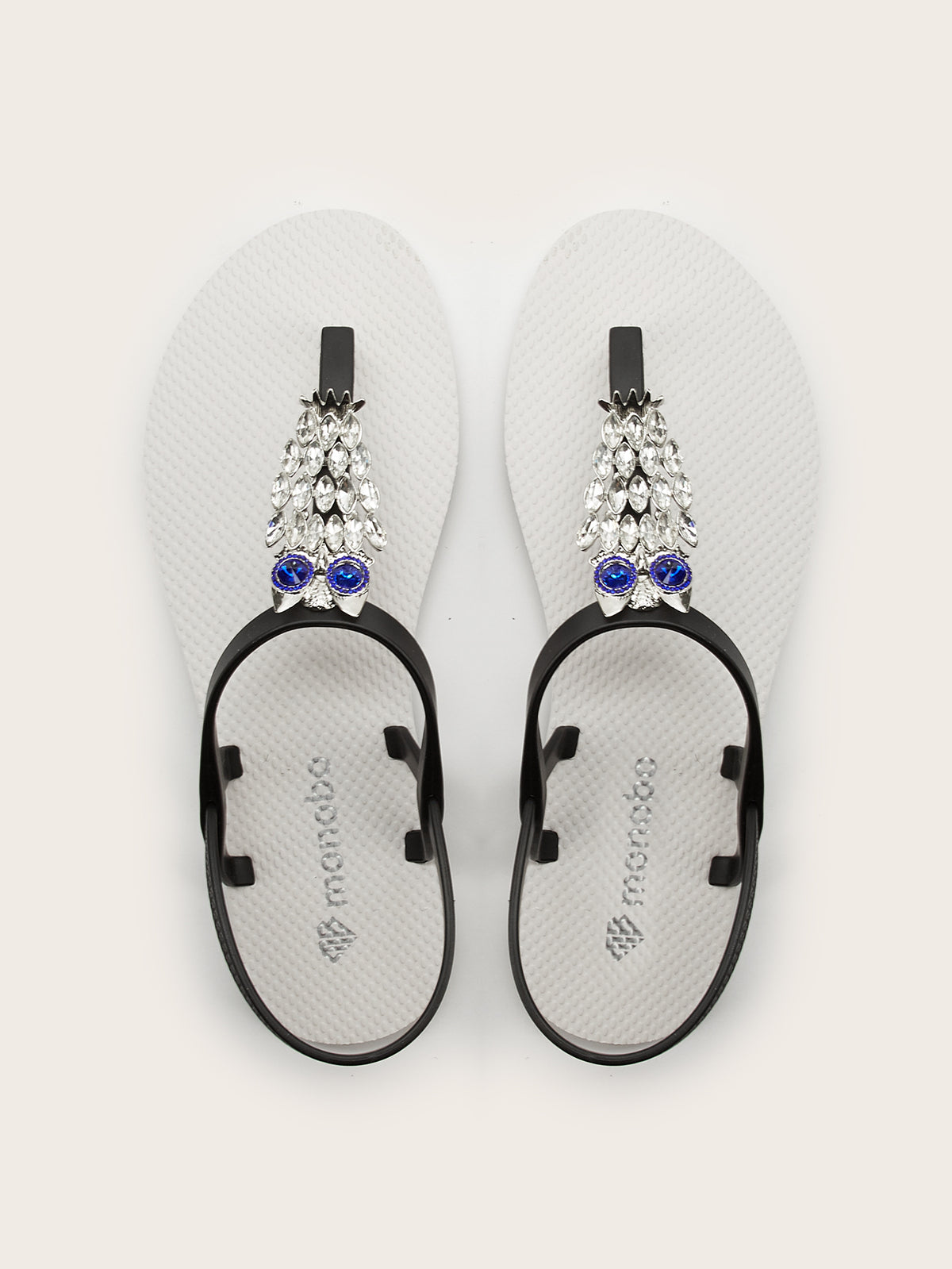 Rounded T-Strap Sandals with Owl