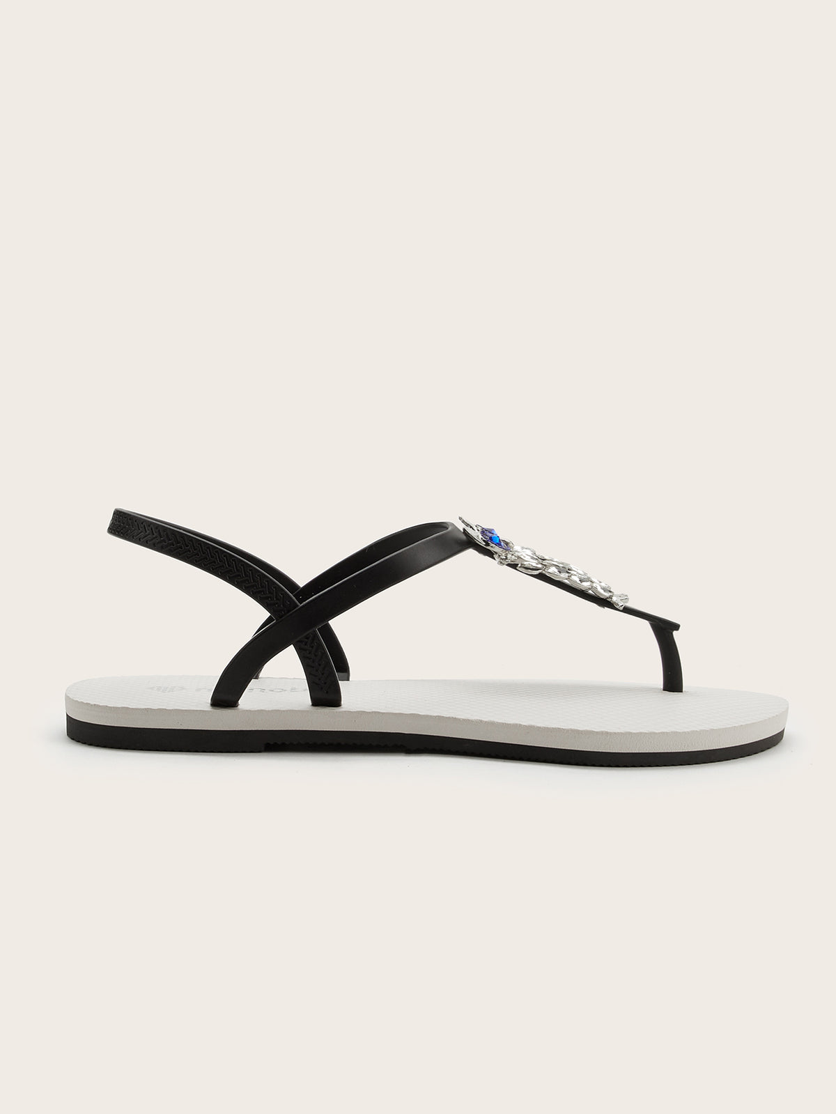 Rounded T-Strap Sandals with Owl